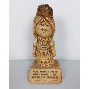 Vintage 1978 Paula Sillisculpts “Mom There’s … And You’re The Greatest” Figurine